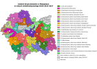 Mapa podziału gmin i nowych LGD